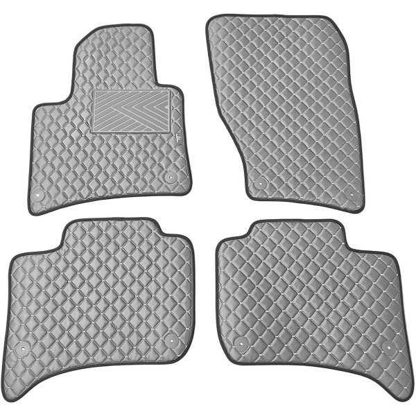 Eko odos kilimėliai QuiltyMats VOLKSWAGEN TOUAREG 2010-2018m. (Pilka / pilkos siūlės)