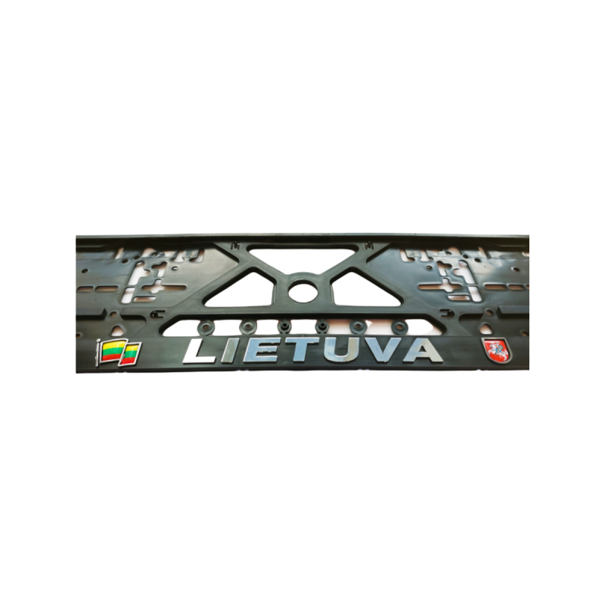 Rėmelis automobilio numeriui, reljefinis, su žodžiu - Lietuva