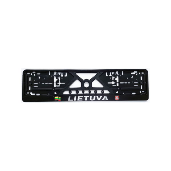 Rėmelis automobilio numeriui, reljefinis, su žodžiu - Lietuva