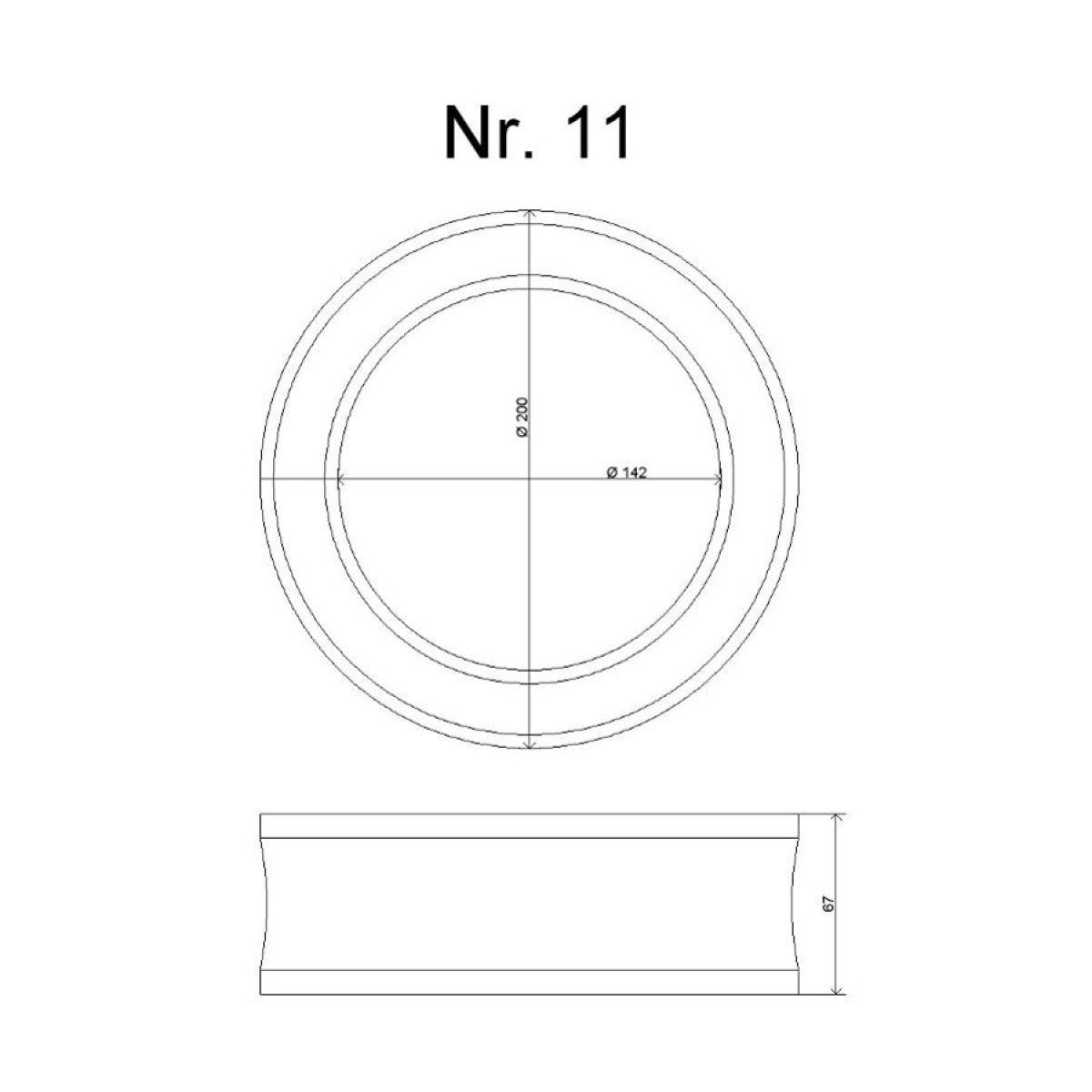 Spyruoklių pastiprinimo guma Nr. 11 SUV, BUS