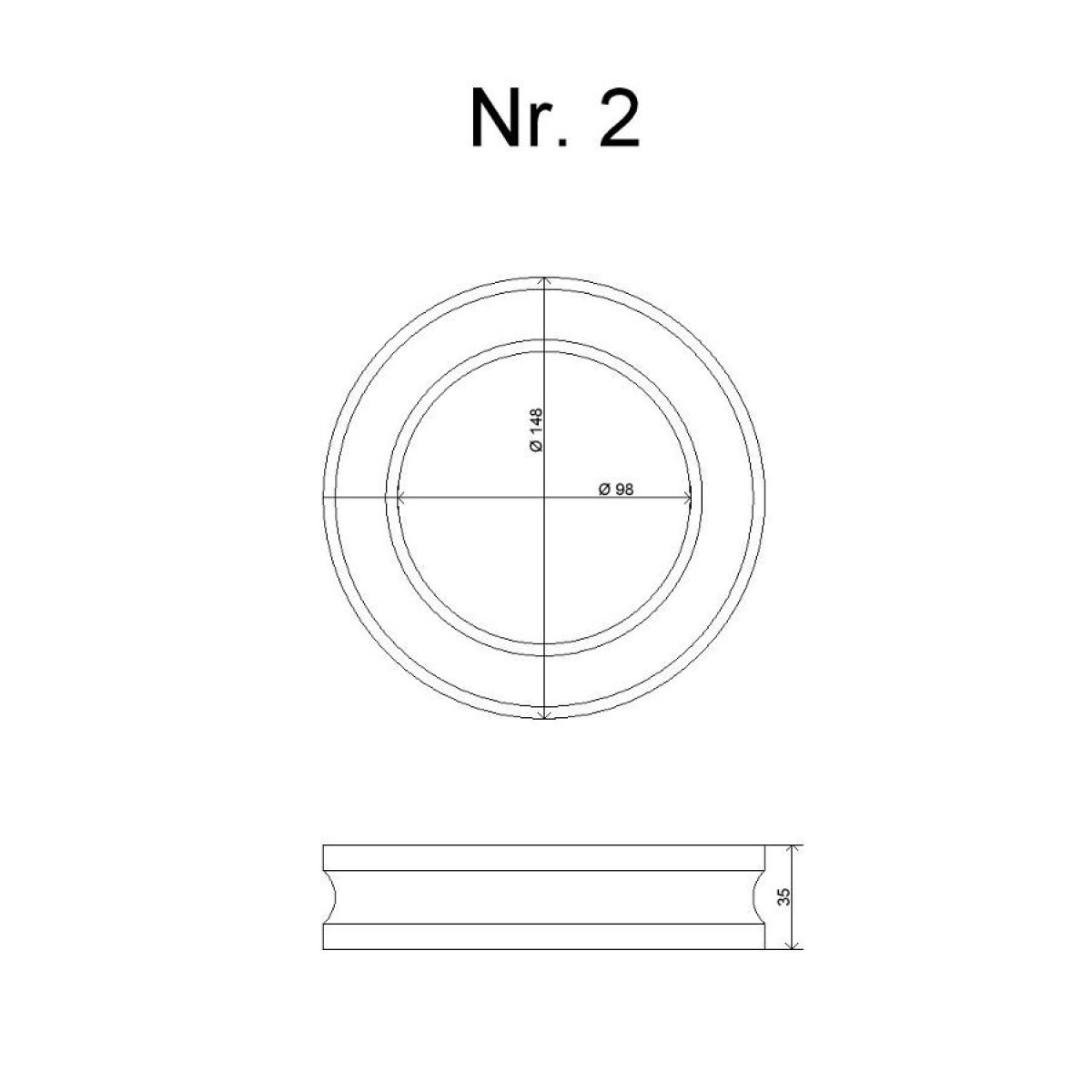 Spyruoklių pastiprinimo guma Nr.2