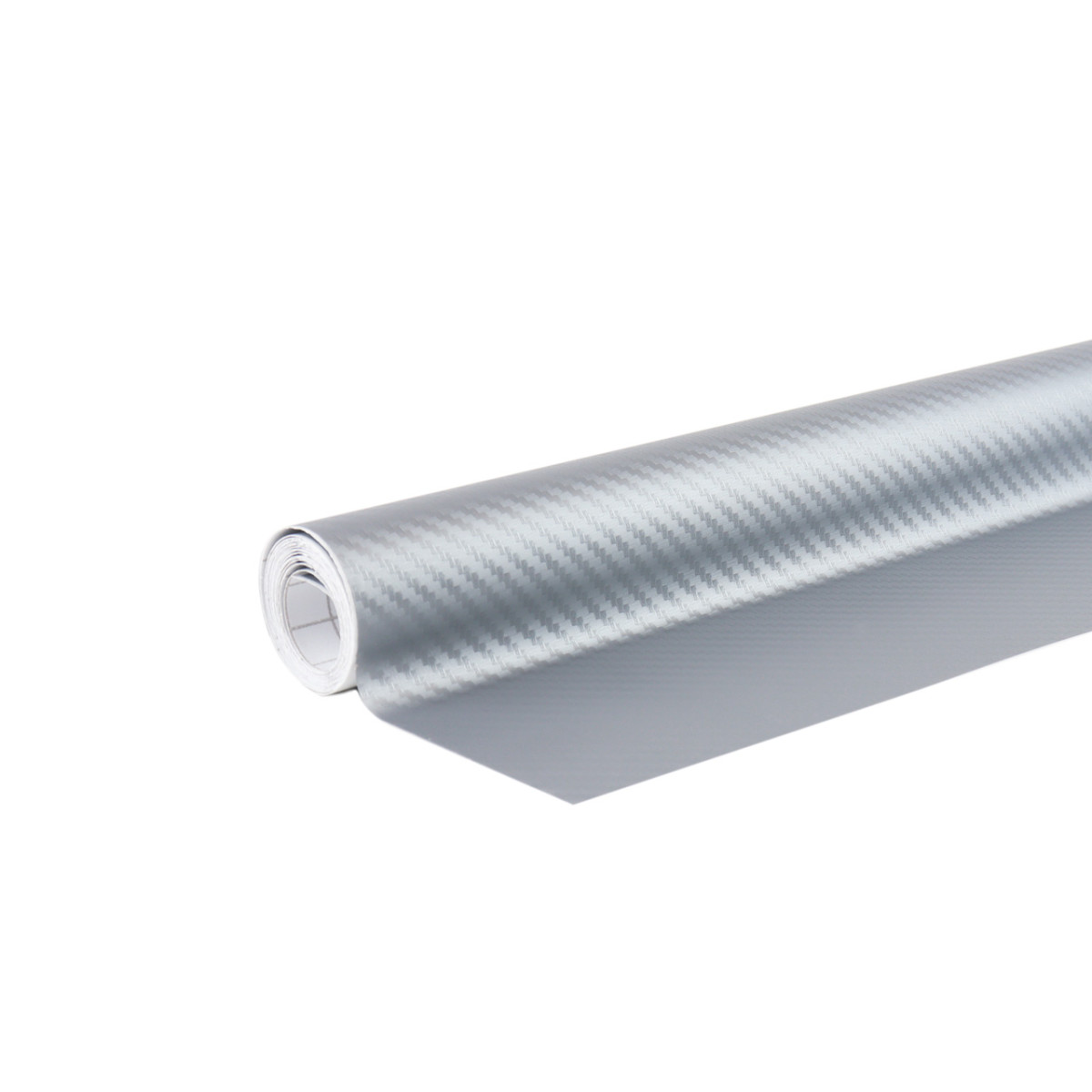 3D anglies pluošto folija, sidabro spalvos, 30 cm x 150 cm, AMIO-02600