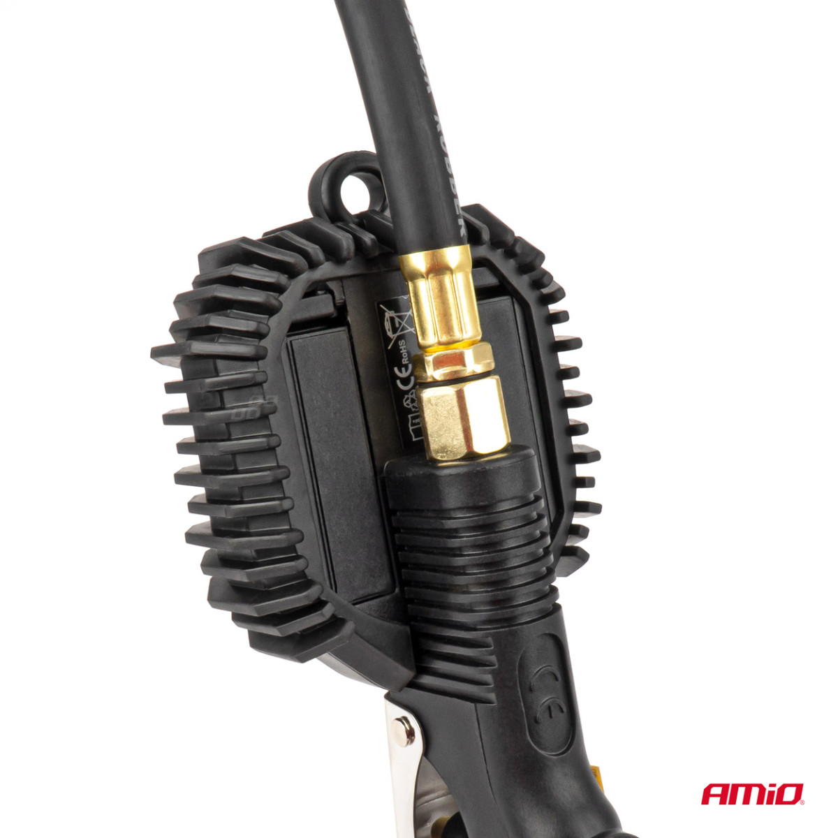 Pripūtimo pistoletas su skaitmeniniu manometru 16 bar AMIO-04483