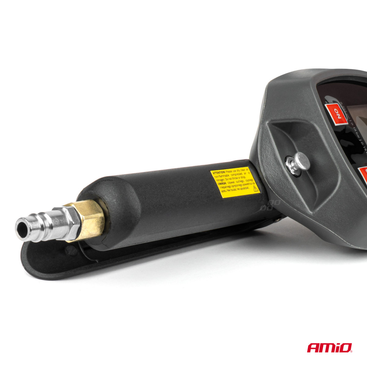 Pripūtimo pistoletas su skaitmeniniu manometru 18 bar AMIO-04482