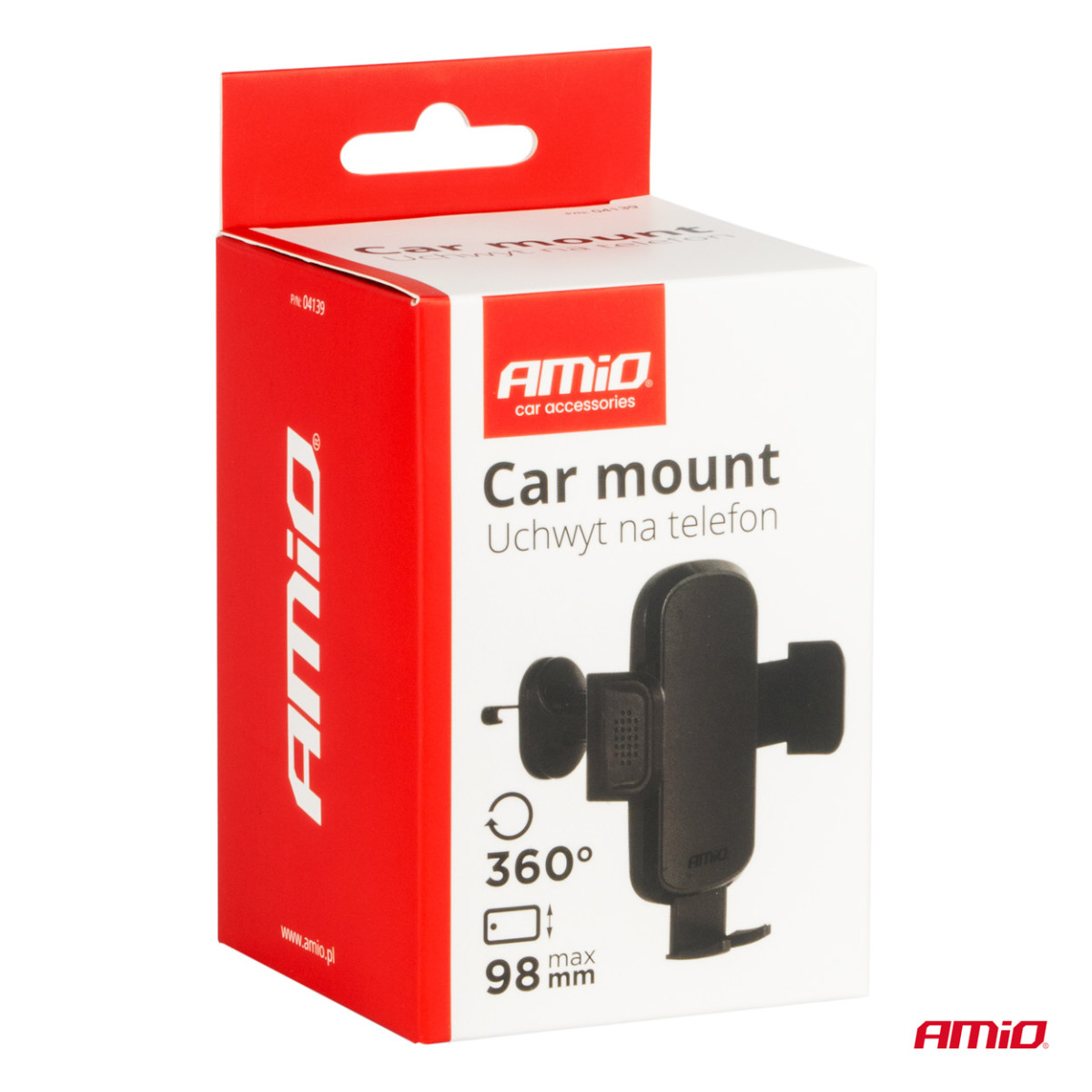 Telefono laikiklis į ventiliacijos groteles AMIO-04139