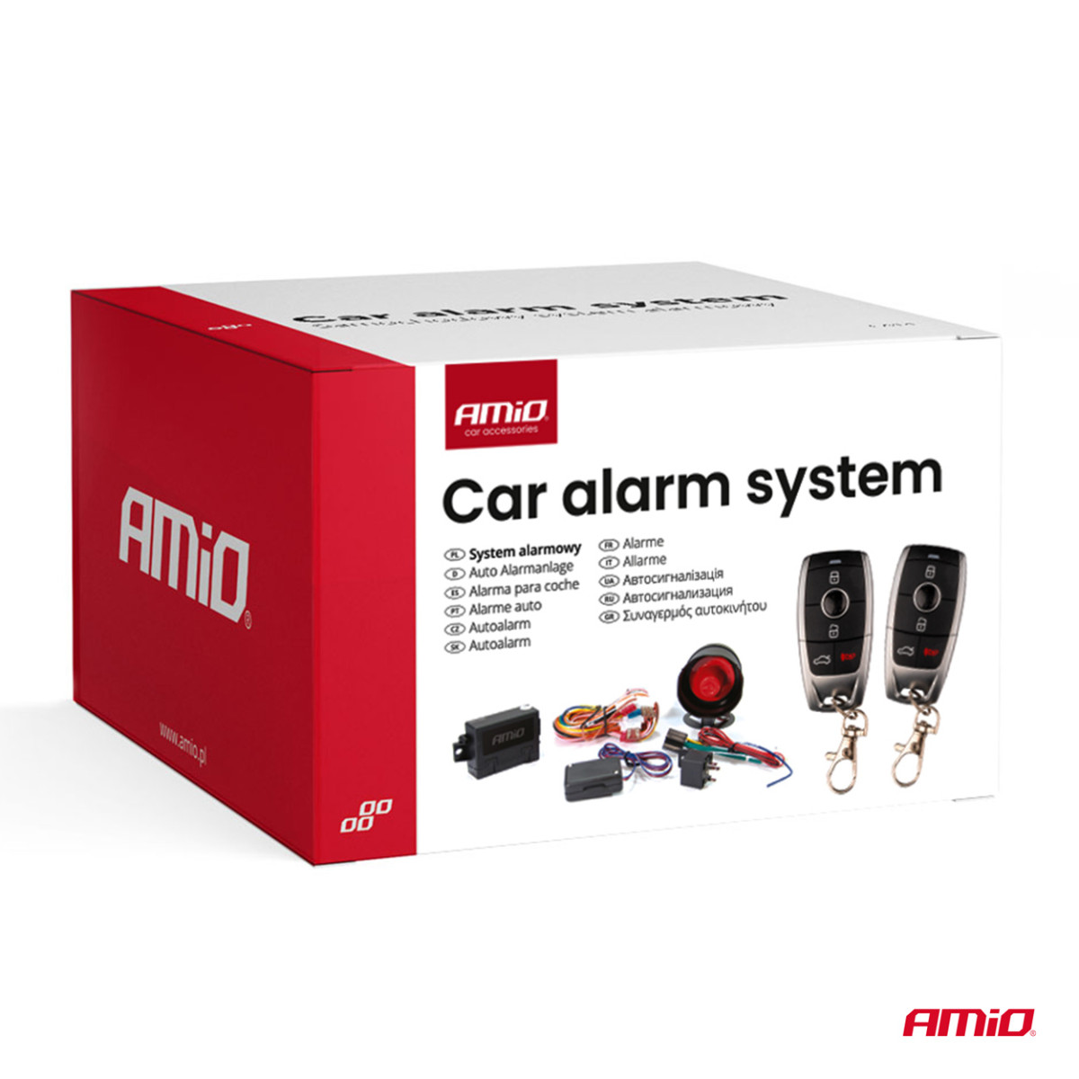 Automobilio signalizacija CA14 su nuotolinio valdymo pulteliu, AMIO-01678