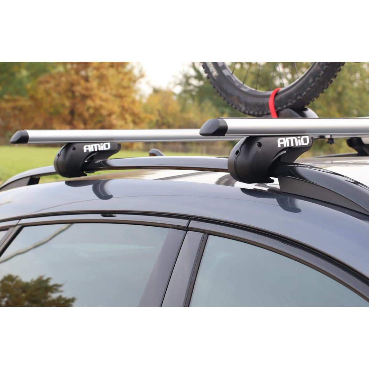 Aliuminiai stogo bagažinės skersiniai 1200mm CRR-01 AMIO-02586