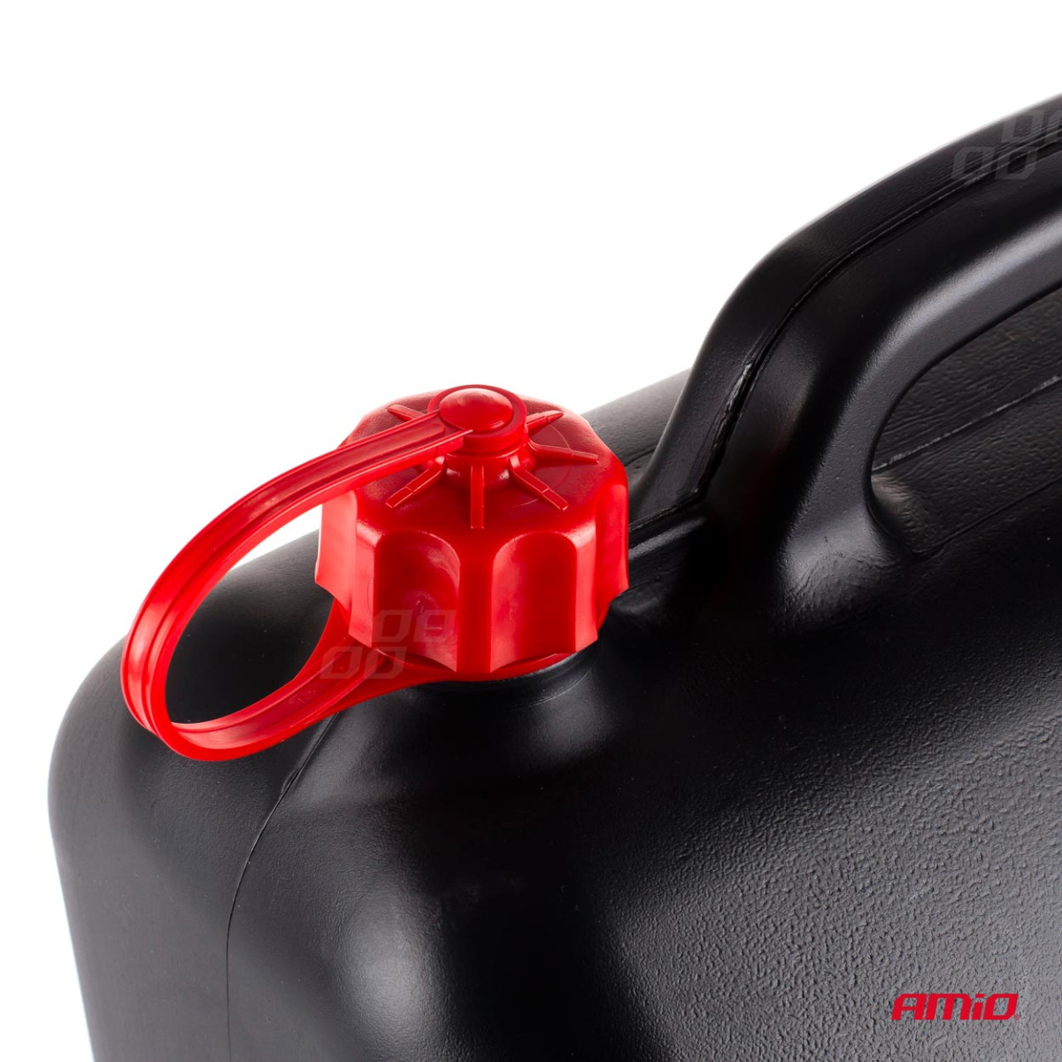 Plastikinis kuro kanistras 20 L, juodas, 38x35x20 cm