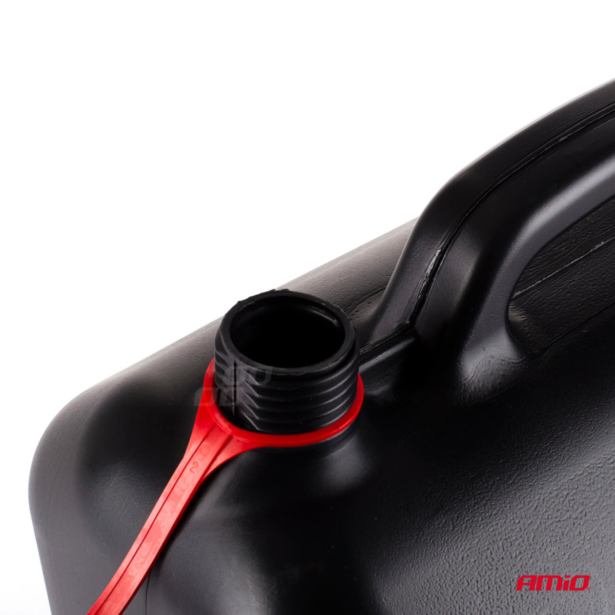 Plastikinis kuro kanistras 20 L, juodas, 38x35x20 cm