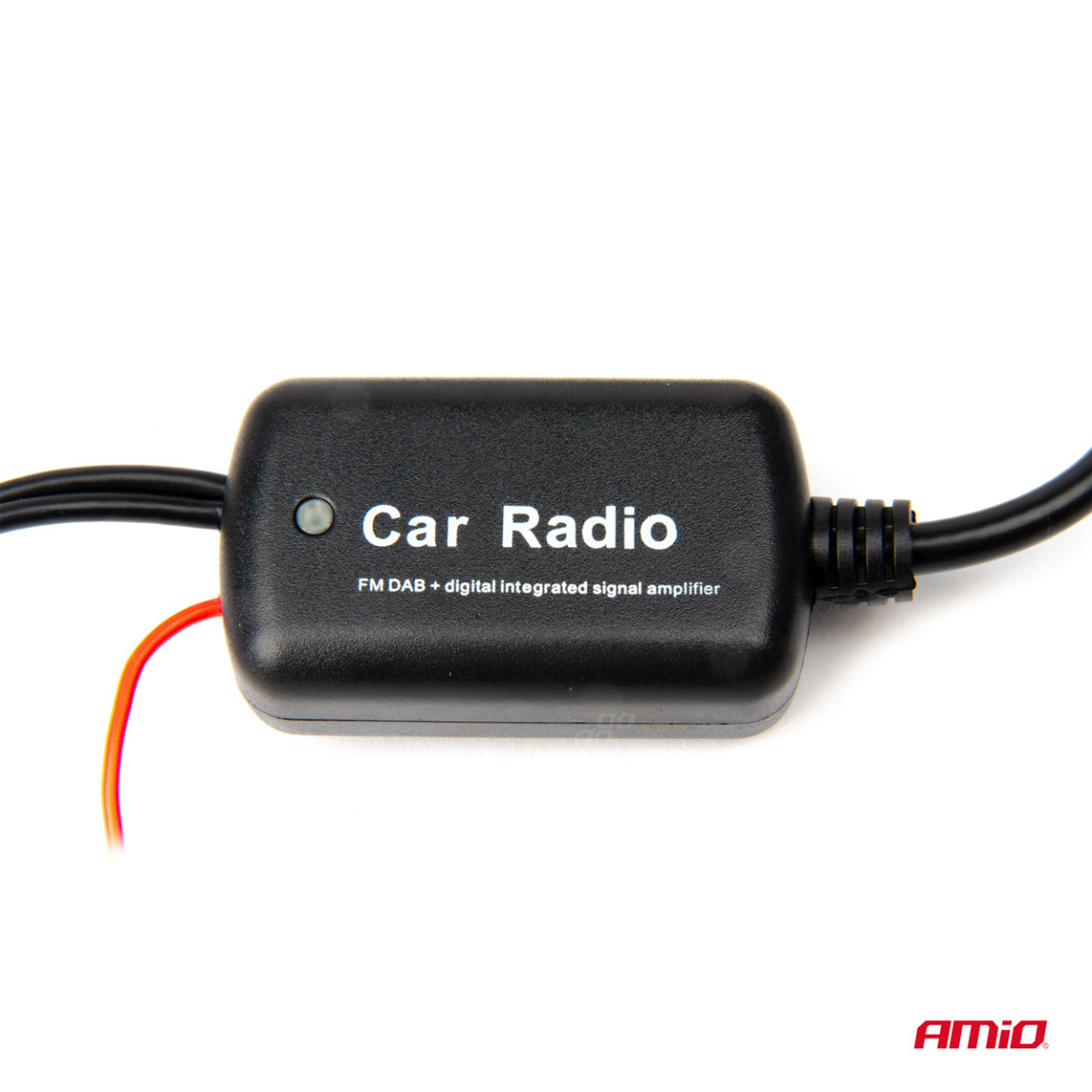 Radijo antenos signalo stiprintuvas 12V DAB/FM AMIO-04134