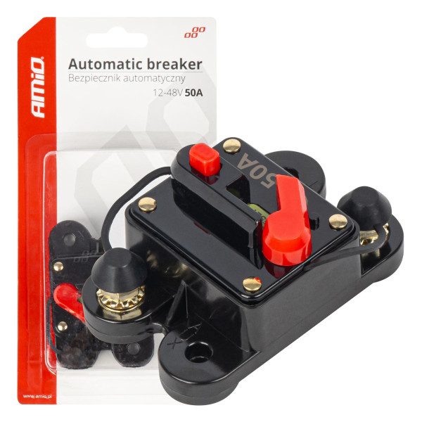 Automatinis grandinės pertraukiklis 50 A, 12–48 V, AMIO-03825