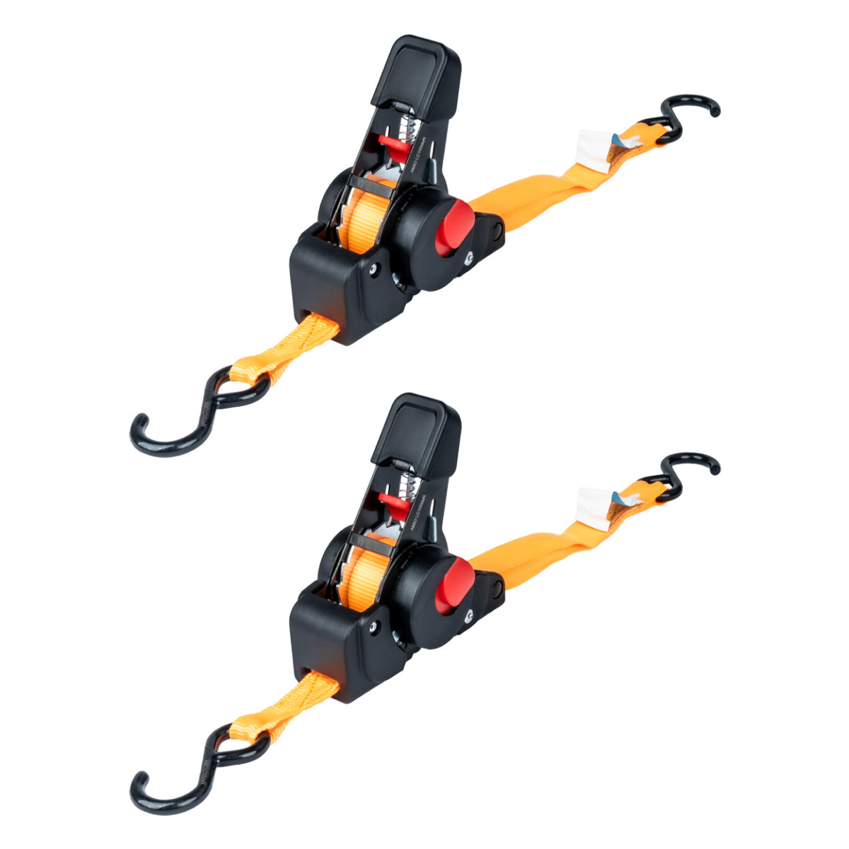 Krovinių tvirtinimo diržas su automatiniu vyniotuvu 200 kg, 2 m x 18 mm, S-TYPE AMIO-03323