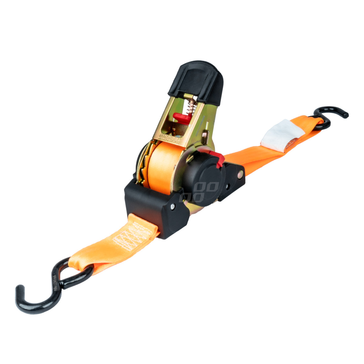 Krovinių tvirtinimo diržas su automatiniu vyniotuvu 1000/500 kg, 4 m x 38 mm, S-TYPE AMIO-03320