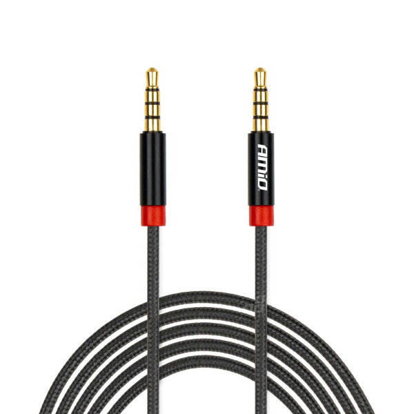 AUX kabelis Mini Jack–Jack 3,5 mm 200 cm AMIO-03270
