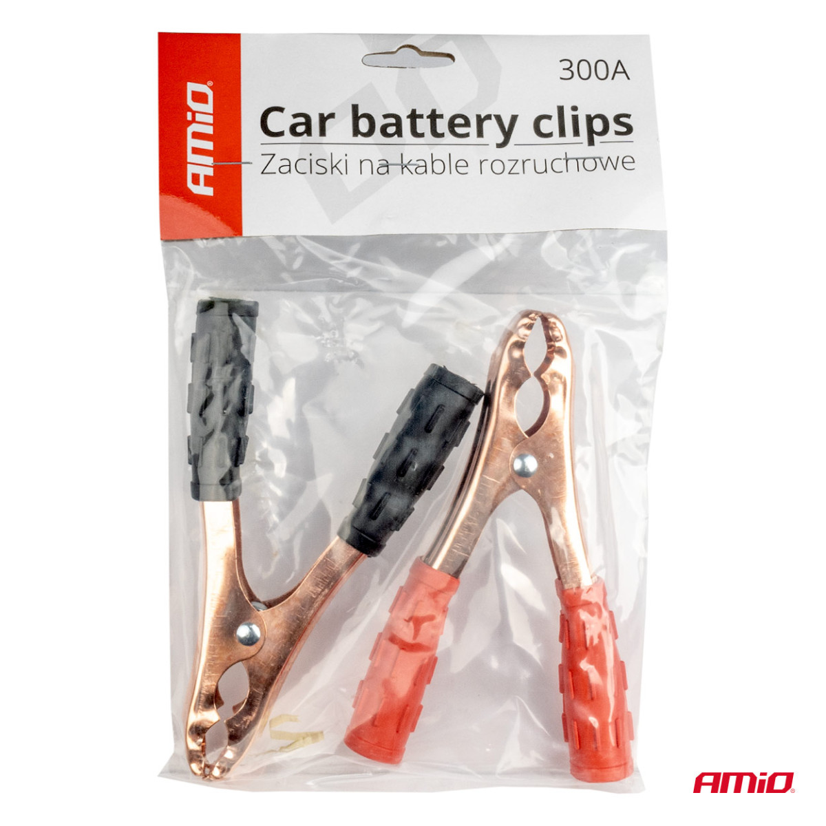 Akumuliatoriaus gnybtai (krokodilai) 150–300 A, 2 vnt., AMIO-01732