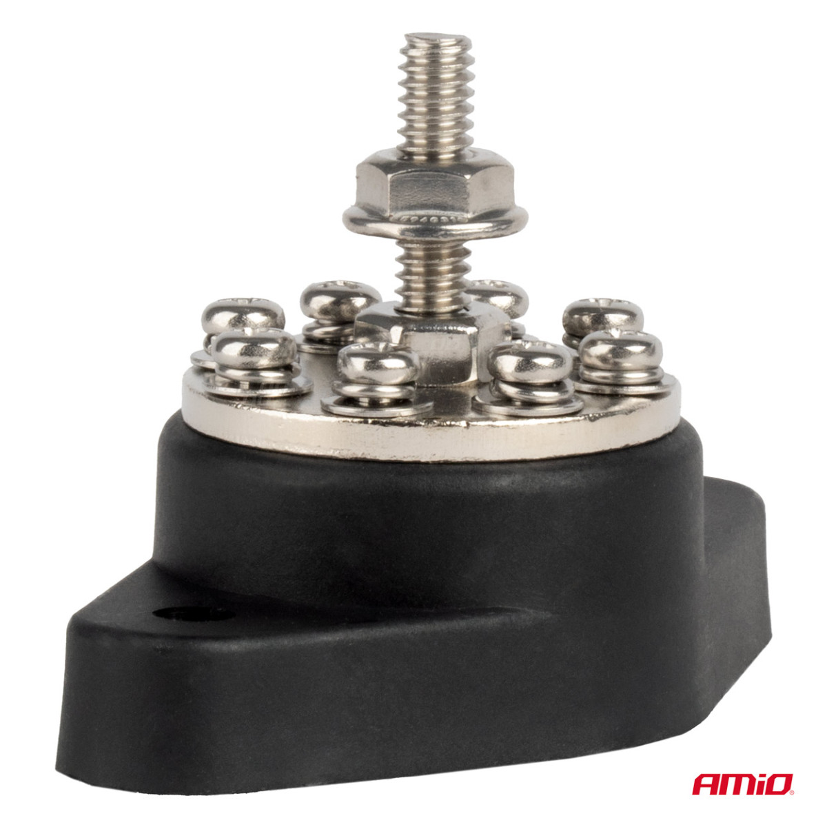 Akumuliatoriaus jungties paskirstymo blokas 8 jungčių, Bus Bar iki 48V 160A, AMIO-03807