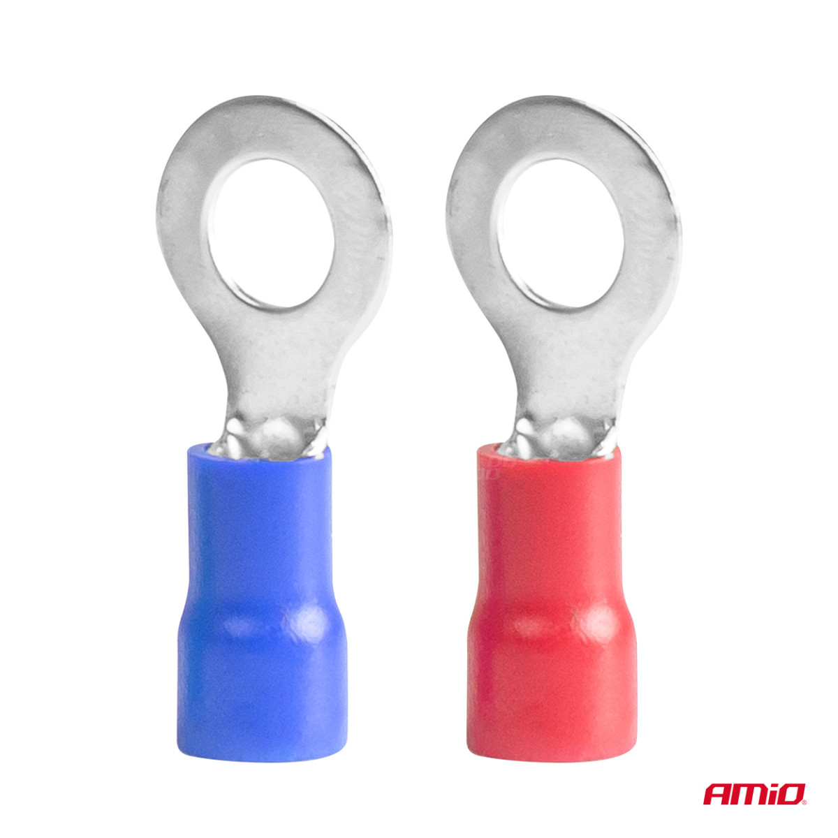 Universalūs akumuliatoriaus gnybtai su 4 jungtimis, variniai AMiO-04058