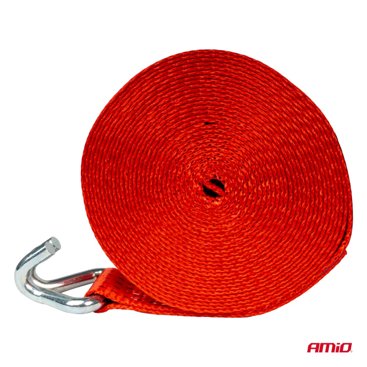 Krovinių tvirtinimo diržas ERGO su kabliu, 5000 kg, 7,6 m x 50 mm, AMIO-03997
