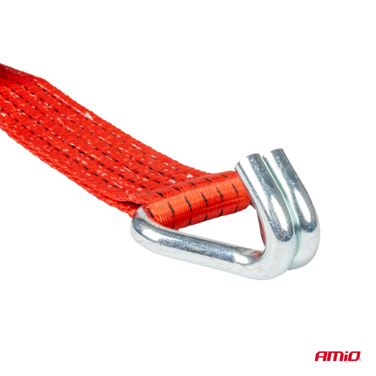 Krovinių tvirtinimo diržas ERGO su kabliu, 5000 kg, 7,6 m x 50 mm, AMIO-03997