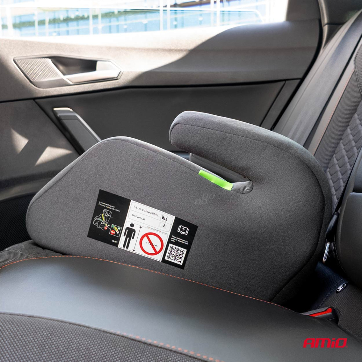 Automobilinės kėdutės paaukštinimas vaikams 125–150 cm ECE R129 I-Size, AMIO-04661