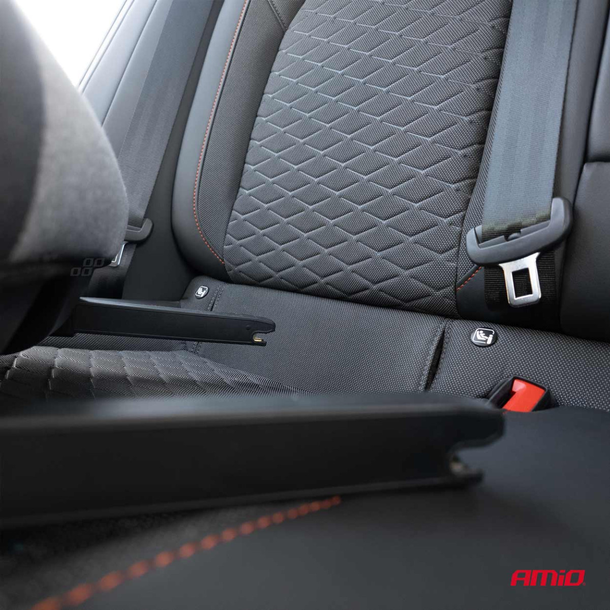 Automobilinės kėdutės paaukštinimas vaikams 125–150 cm ISOFIX ECE R129 I-Size, AMIO-04660