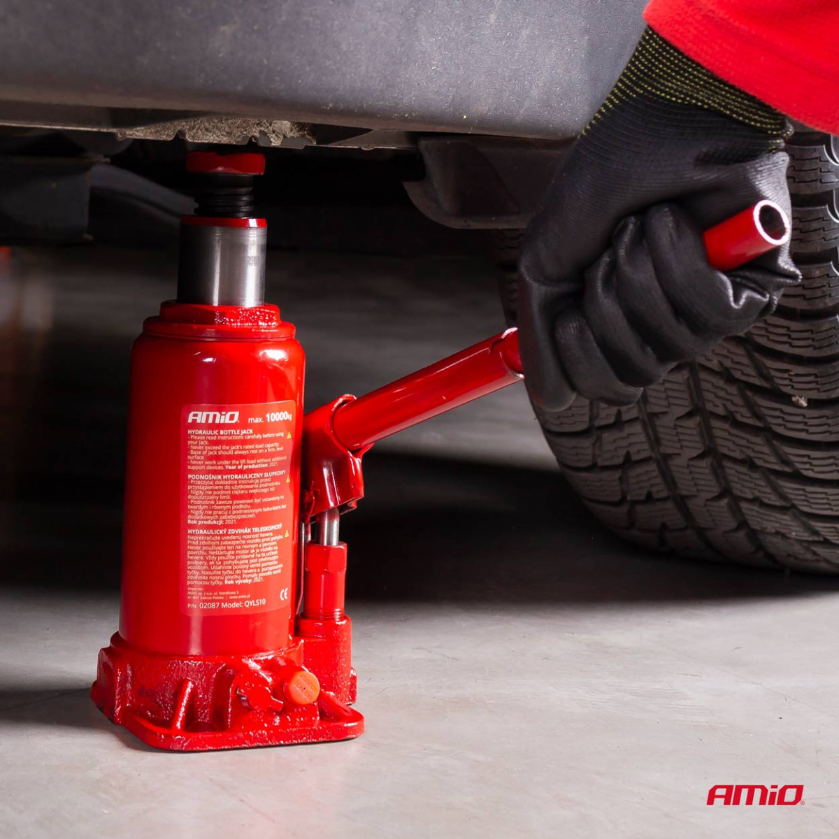 Hidraulinis stulpinis keltuvas 10 t, AMIO-02087