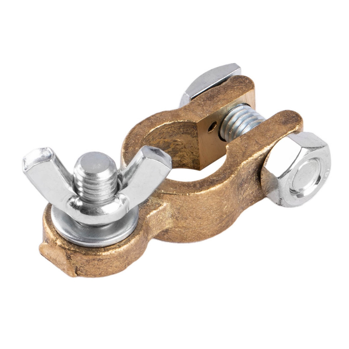 Akumuliatoriaus gnybtas MOTYL, 600 A, varinis, PLUS – AMIO-01660