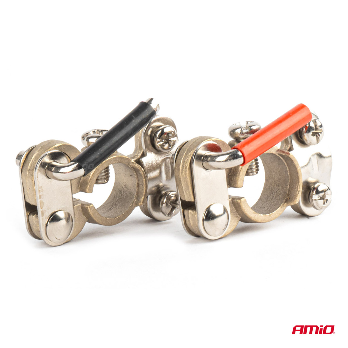 Akumuliatoriaus gnybtai 600 A, variniai, 2 vnt. AMIO-03846