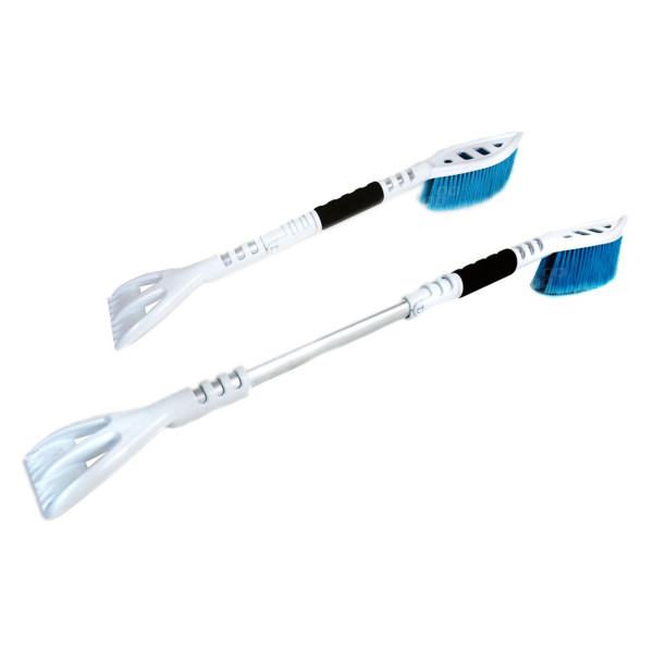 Teleskopinis sniego šepetys su ledo grandikliu PREMIUM M1 ABS, 660–890 mm