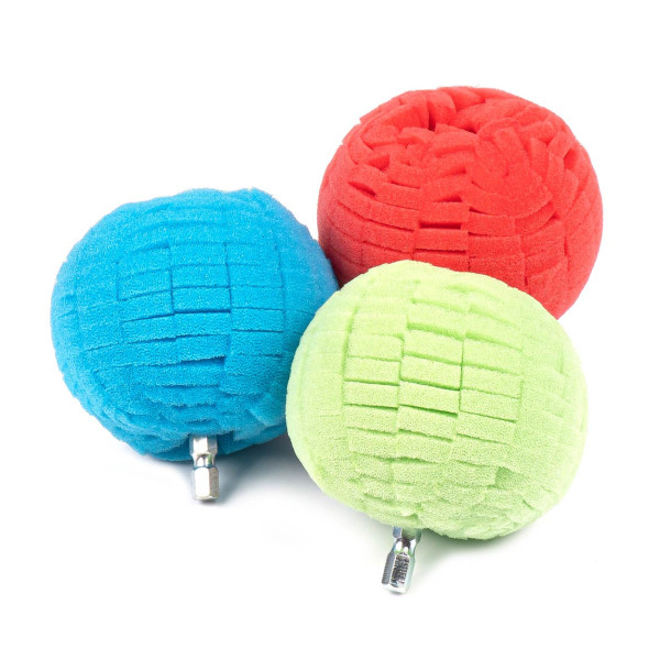 Ratų poliravimo apvalios kempinės – rinkinys, 80 mm AMIO-03702