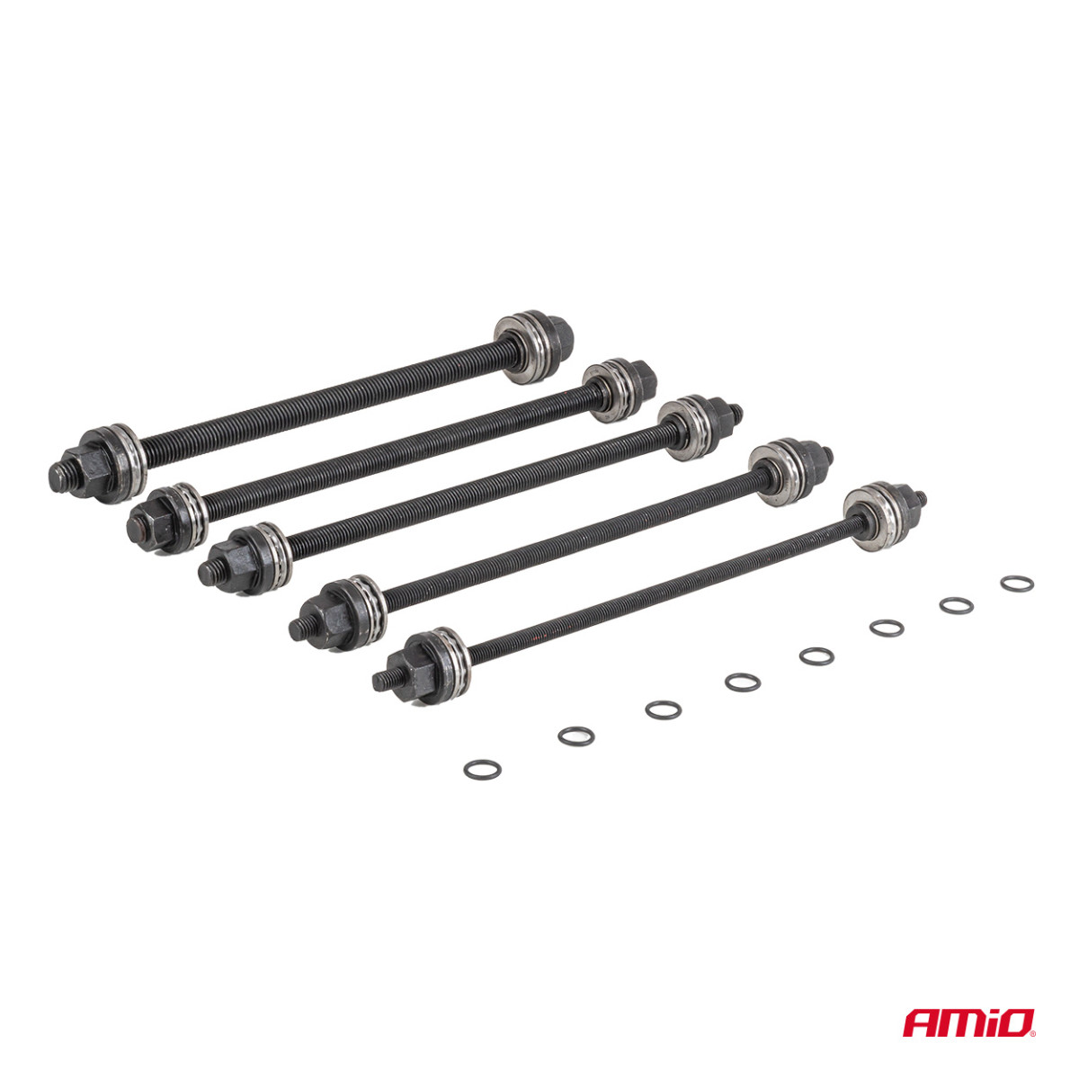 Įrankių rinkinys įvorėms ir guoliams ištraukti, 27 vnt. AMIO-04773