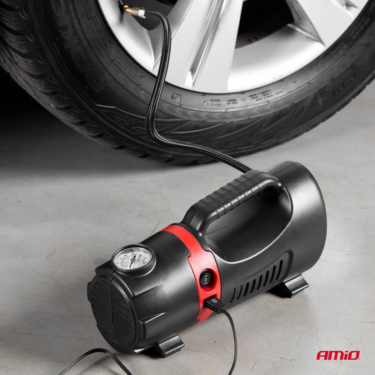 Automobilinis oro kompresorius 12V/230V ACOMP-09 AMIO-02383