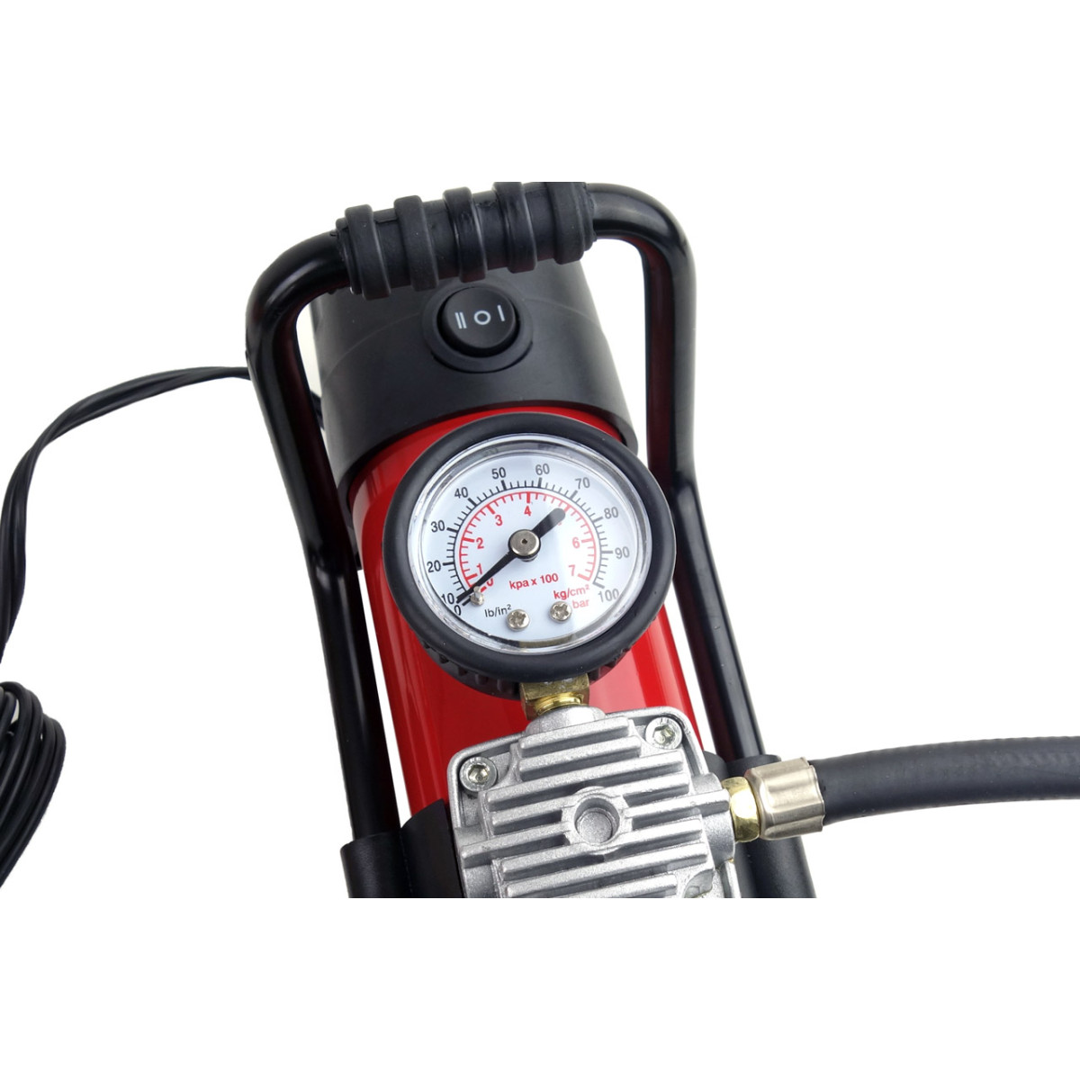 Automobilinis oro kompresorius HQ su LED apšvietimu 12V ACOMP-06 AMIO-02180