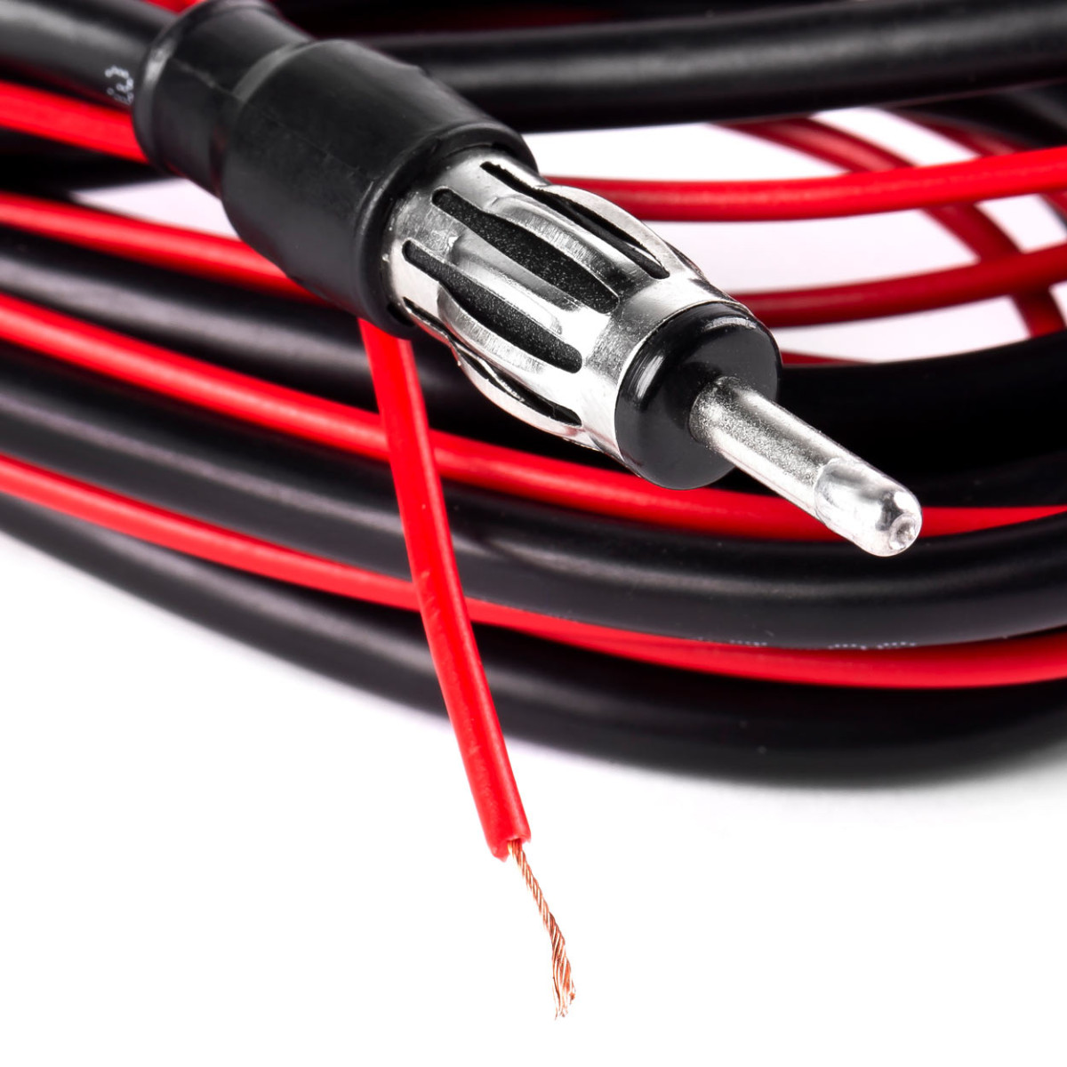 Automobilinė antena 40 cm su stiprintuvu, ANT08 AMIO-01511