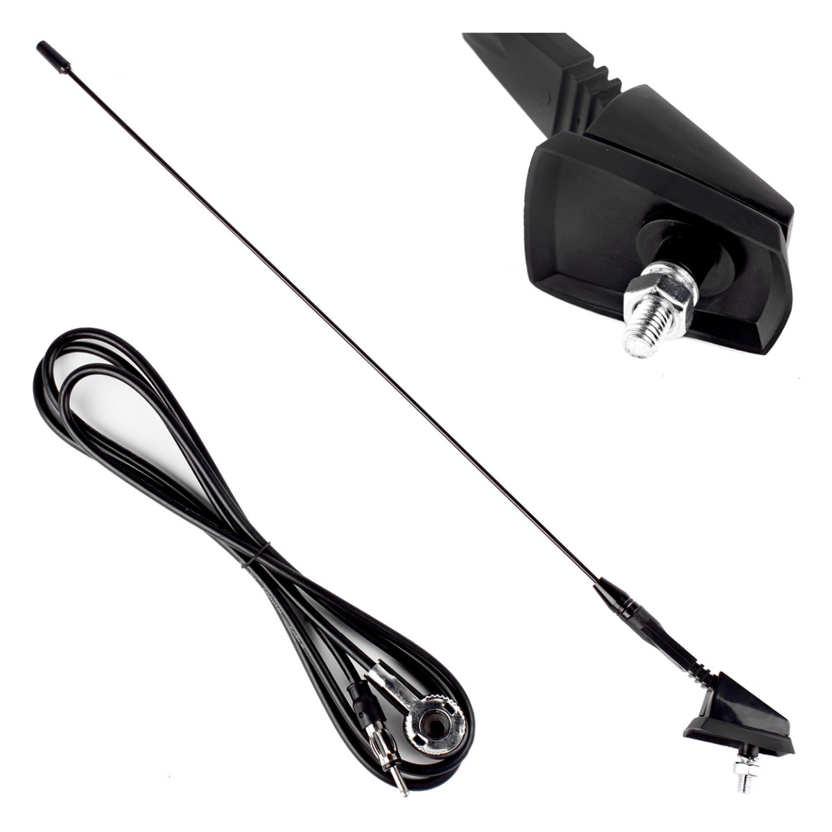Automobilinė antena 41 cm su 5 mm adapteriu ANT01 AMIO-01048