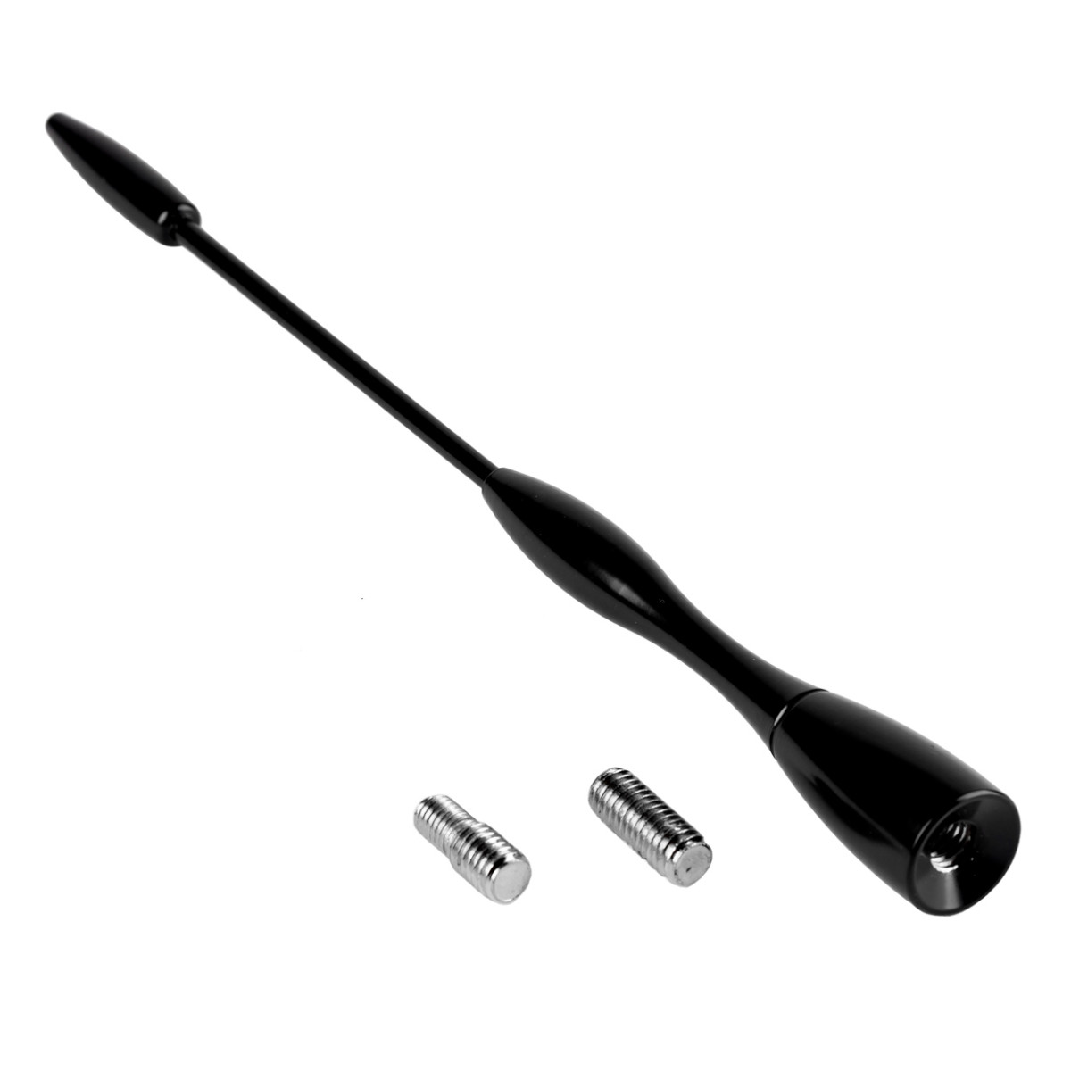 Automobilinė aliumininė antena, 16 cm, su 5/6 mm adapteriu, ANTM04 AMIO-01052