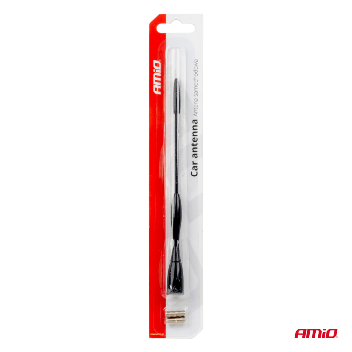 Automobilinė aliumininė antena, 16 cm, su 5/6 mm adapteriu, ANTM04 AMIO-01052