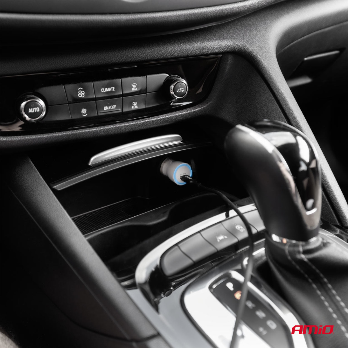 Automobilinis įkroviklis USB-C 20W 12/24V AMiO-03880