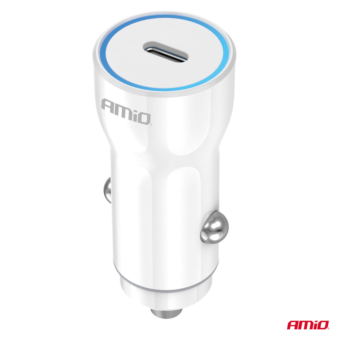 Automobilinis įkroviklis USB-C 20W 12/24V AMiO-03880