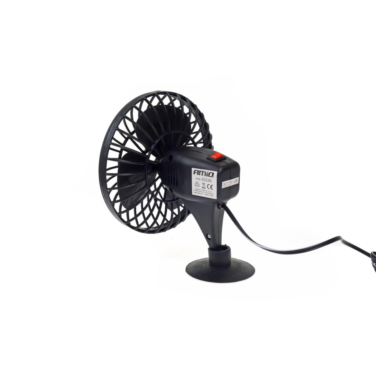 Automobilinis ventiliatorius su siurbtuku, miniFAN 12V