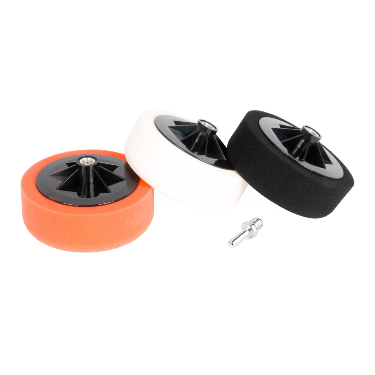 Poliravimo kempinių rinkinys, 3 vnt. 150 mm su M14 adapteriu AMIO-03703