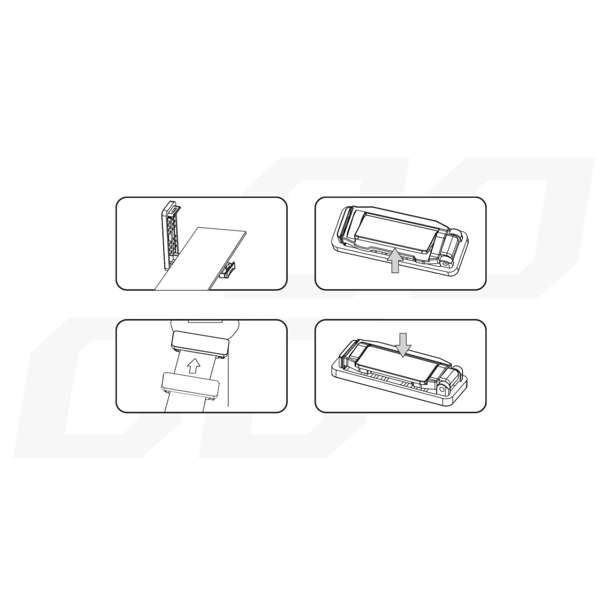 Automobilio saugos diržo laikiklis AMIO-02229