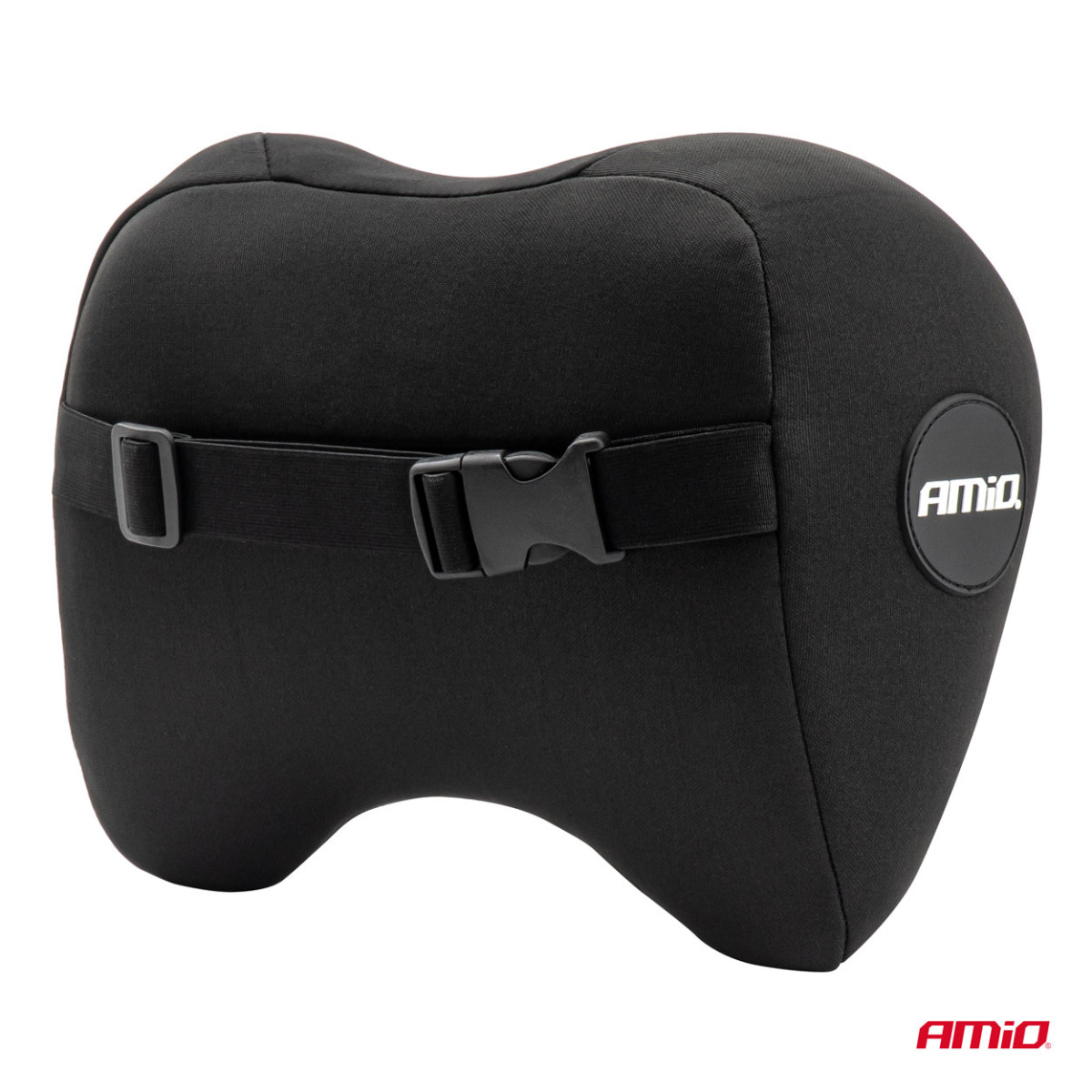 Automobilio sėdynės galvos atramos pagalvė su MEMORY putomis, juoda, CSH-05 AMIO-02961