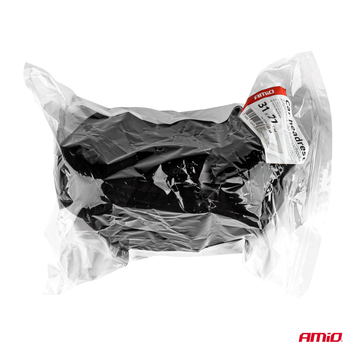 Automobilio sėdynės galvos atramos pagalvė su MEMORY putomis, juoda, CSH-06 AMIO-02962