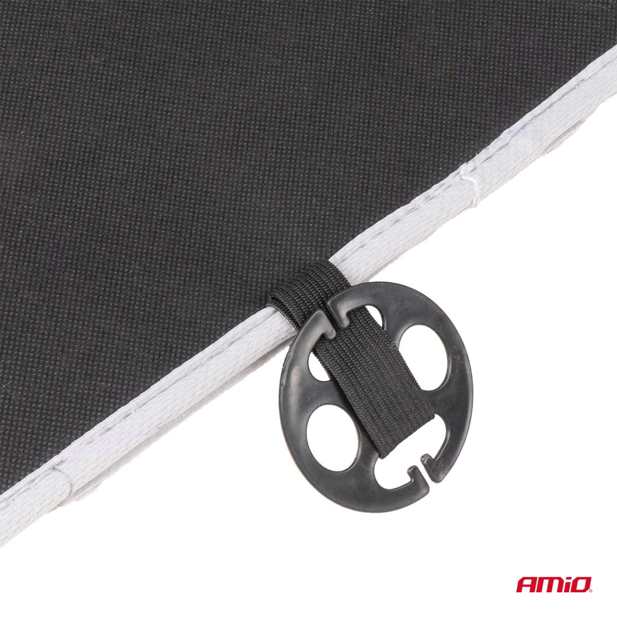 Automobilio sėdynės kilimėlis su karoliukais 110 x 46 cm - pilka