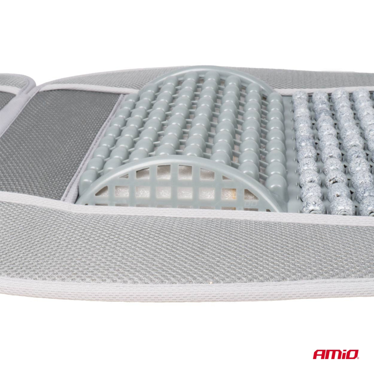 Automobilio sėdynės kilimėlis su karoliukais 110 x 46 cm - pilka