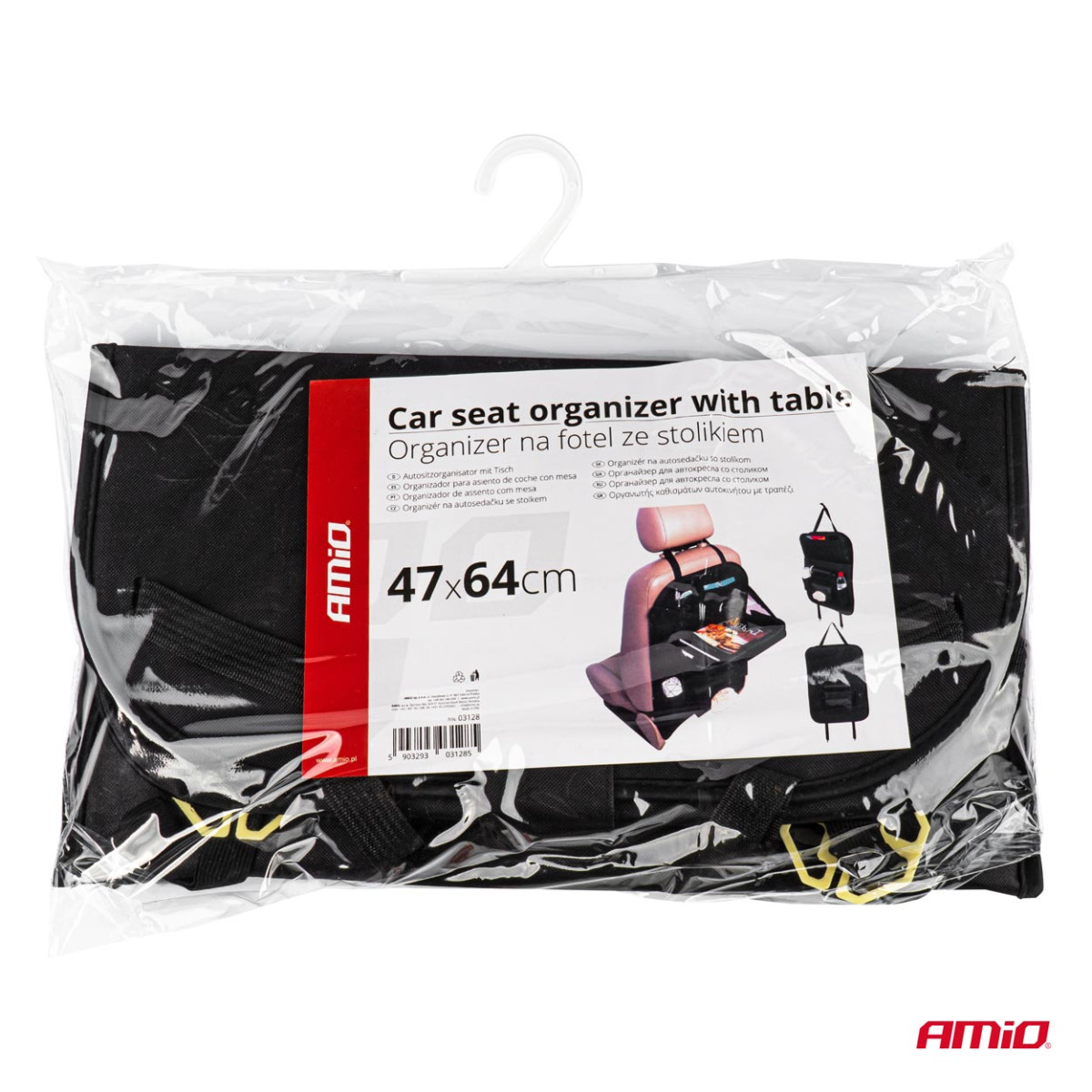 Sėdynės daiktadėžė su staliuku CO-7