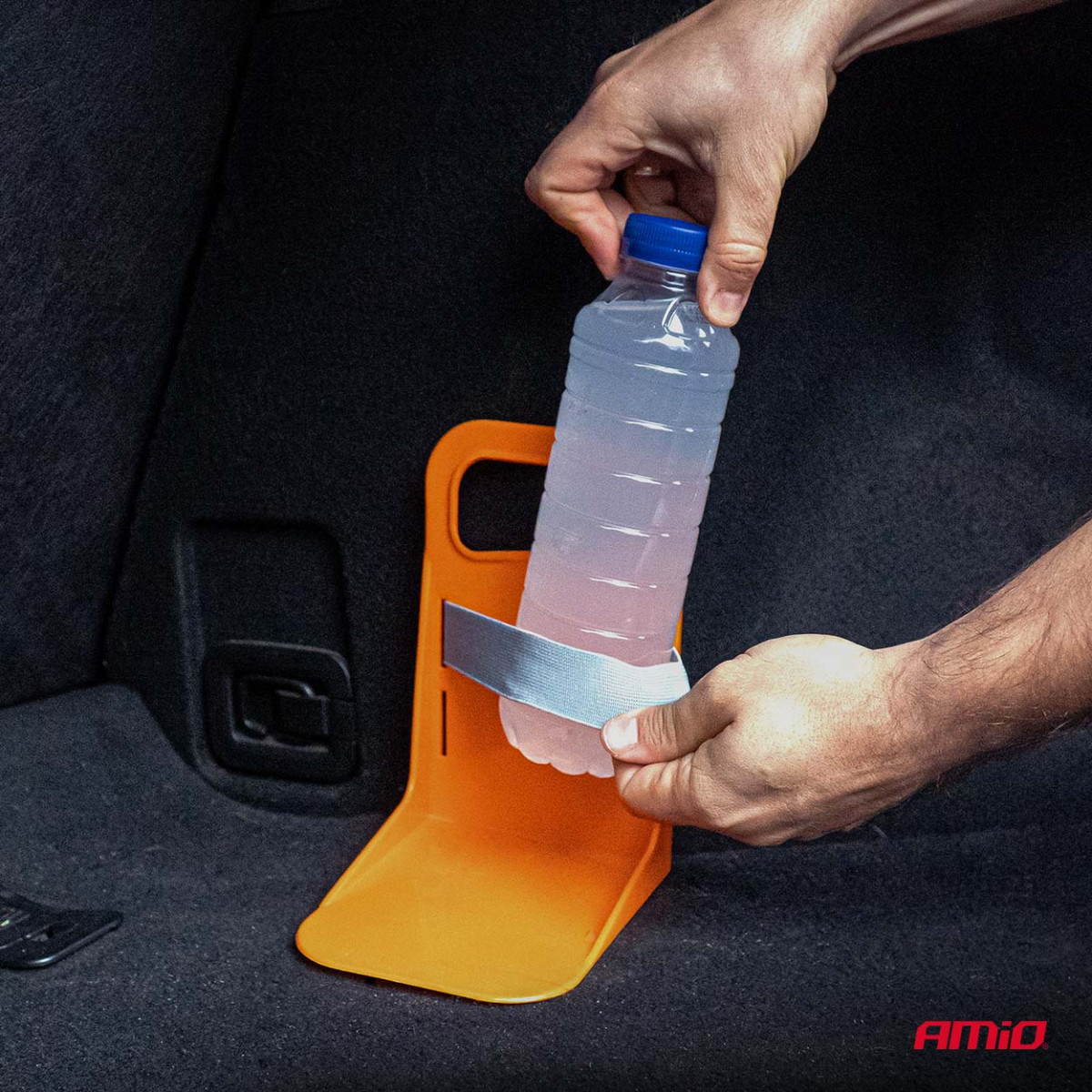 Papildomi bagažinės laikikliai/organizatoriai su lipdukais (2 vnt.) 11,5×19×14 cm AMIO-04770 