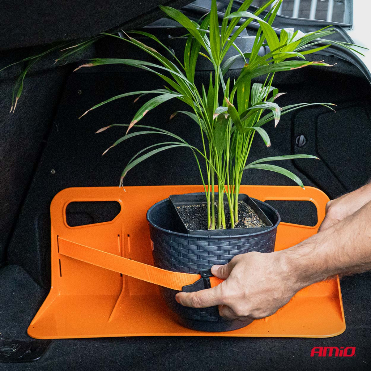 Papildomas bagažinės laikiklis/organizatorius su lipdukais 46x19x14cm AMIO-04769