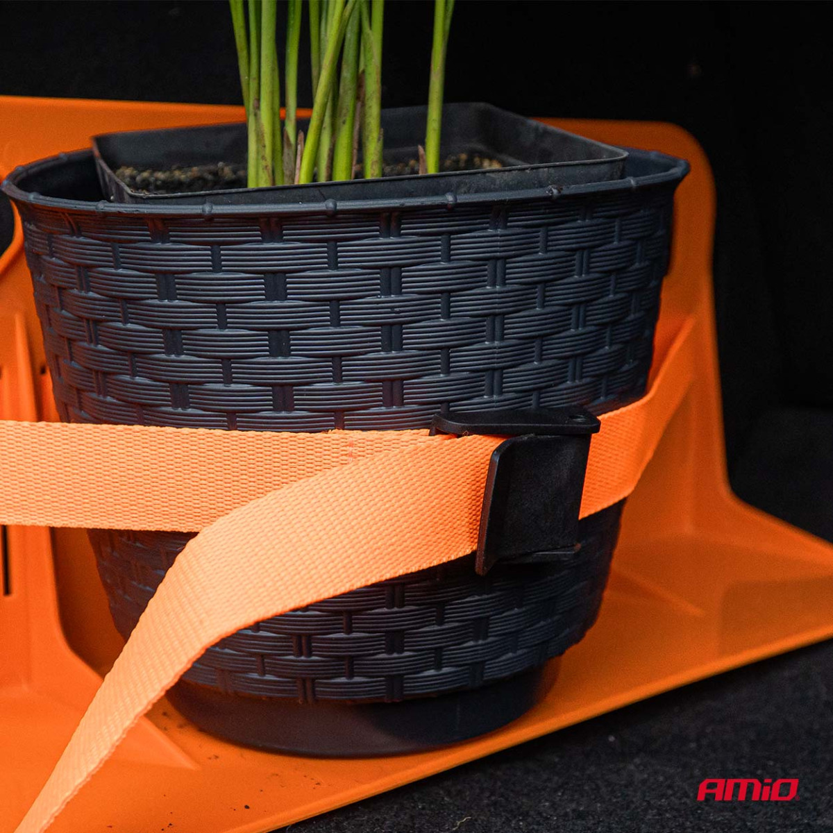 Papildomas bagažinės laikiklis/organizatorius su lipdukais 46x19x14cm AMIO-04769